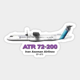 Avions de Transport Régional 72-200 - Iran Aseman Airlines Sticker